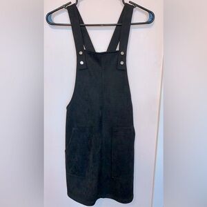 Urban Nation overall black mini dress